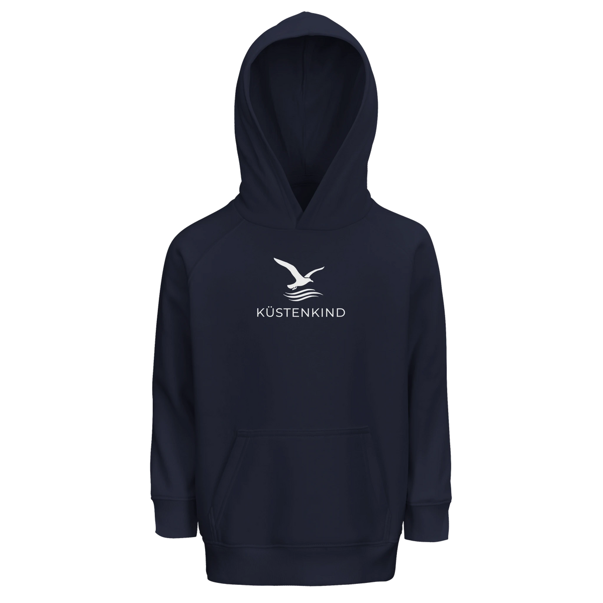 Küstenkind Bio-Hoodie für Kinder im maritimen Küstenstil