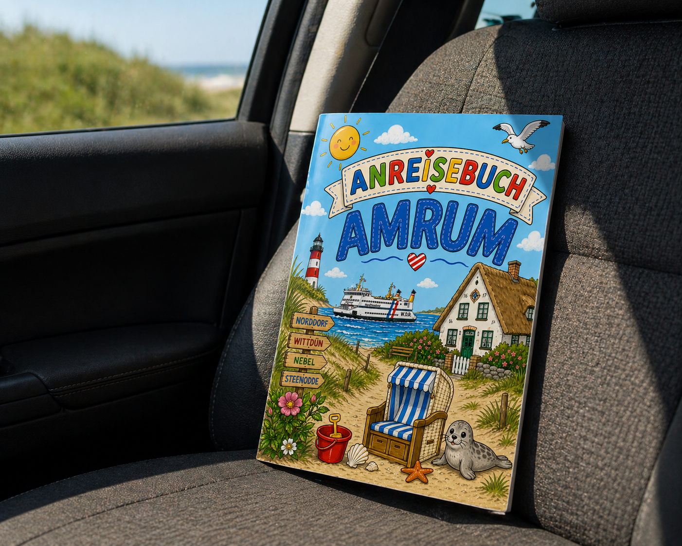 Anreisebuch Amrum – Das kreative Beschäftigungsbuch für kleine Inselentdecker