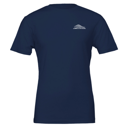 Tied & Watt Premium-T-Shirt im maritimen Küstenstil